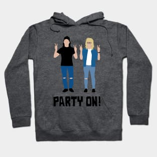 Wayne's World Minimal Style Hoodie